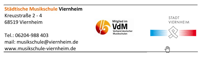 Logo Musikschule der Stadt Viernheim